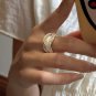 Modern Multi Layers Cross 925 Sterling Silver Adjustable Ring