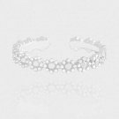 Girl Beautiful Flowers 925 Sterling Silver Adjustable Ring