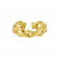 Modern Hollow Twisted 925 Sterling Silver Adjustable Ring