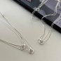Minimalist Knot Sanke Chain 925 Sterling Silver Necklace