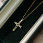 Gift Colorful CZ Crossa 925 Sterling Silver Necklace