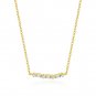 Women Geometry CZ Golden Snowflake 925 Sterling Silver Necklace