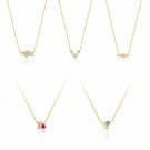 Women Elegant Natural Pearls CZ Star 925 Sterling Silver Necklace