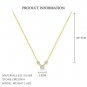 Women Elegant Natural Pearls CZ Star 925 Sterling Silver Necklace