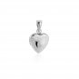 Friends Twisted Pattern Heart 925 Sterling Silver Locket Necklace Pendant
