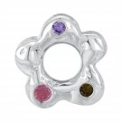 Flower Pendant S925 Sterling Silver Trendy Fashion Artisan Charm