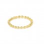 Golden Beads Tassles Silver Earrings Necklace Bracelet Adjustable Ring