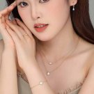 Oval Created Opal Silver Adjustable Ring Necklace Bracelet Earrings