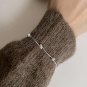 Office Irregular Beads 925 Sterling Silver Bracelet