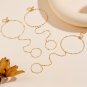 Honey Moon Shining Glitter Chain 925 Sterling Silver Bracelet Ring Set