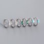 Rectangle CZ Geometry 925 Sterling Silver Huggie Hoop Earrings