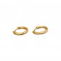 Minimalism Mini Circle 925 Sterling Silver Hoop Earrings