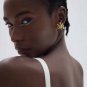 Casual Irregular Fireworks S999 Sterling Silver Luxury Stud Earrings