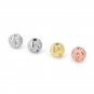 Round Hollow 925 Sterling Silver DIY Beads