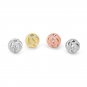 Round Hollow 925 Sterling Silver DIY Beads