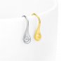Simple Spoon 5mm Gemstone 925 Sterling Silver Earring Settings