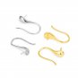 Simple Spoon 5mm Gemstone 925 Sterling Silver Earring Settings