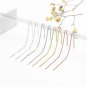 Simple Box Chain 925 Sterling Silver DIY Earring Settings