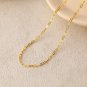 Simple Geometry Hollow Chain 925 Sterling Silver Choker Necklace