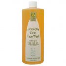 Desert Essence Thoroughly Clean Face Wash with Tea Tree Oil - Refill - 32 oz 960 ml