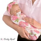 Ashton Drake Marissa May "Rosie" Baby Doll With Custom Swaddle Blanket