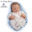 Ashton Drake Bella Rose Baby Doll "Breathes", "Coos" And Has "Heartbeat"