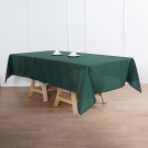 5 Hunter Green 60X102 Rectangle Polyester Tablecloths Kitchen Home Wedding Party Supplies