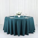 Peacock Teal 120 Inch Round Tablecloth Table Cover Home Wedding Party Supplies