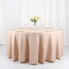Nude 120 Inch Round Tablecloth Table Cover Home Wedding Party Supplies
