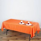 5 Orange 60X102" Rectangle Polyester Tablecloths Home Wedding Party Supplies