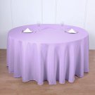 5 Pack Lavender 120 Inch Round Tablecloths Table Covers Home Wedding Party Supplies