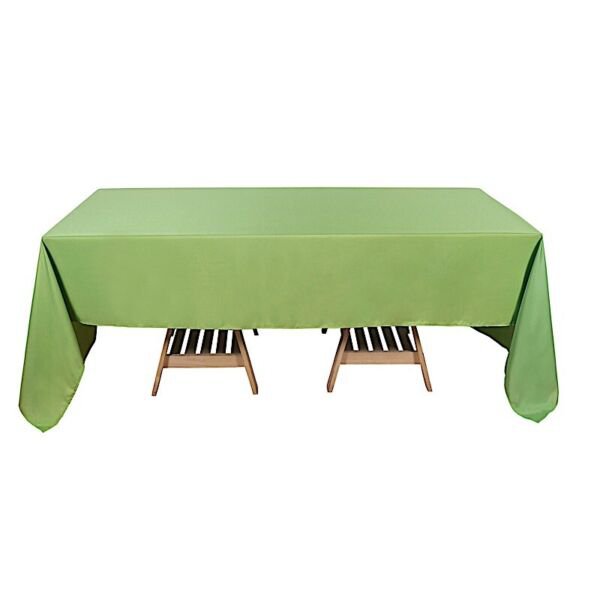 Apple Green 60X126 Rectangle Polyester Tablecloth Kitchen Home Wedding Party Supplies
