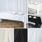 10 Pcs 60X126" Premium Rectangle Polyester Tablecloths Quality Linens Home Wedding Party Supplies