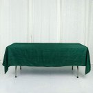 Hunter Green 60"X102" Accordion Crinkle Taffeta Rectangular Tablecloth Home Wedding Party Supplies