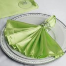 10 Apple Green Silky Satin 20X20" Wedding Napkins Table Linens Decorations