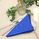 5 Royal Blue 20X20" Premium Velvet Napkins Wedding Linens Decorations