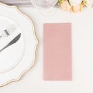 Dusty Rose 20 Rectangular 17" X 12" Airlaid Paper Disposable Dinner Napkins Decorations