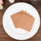 Terracotta 20 Square 10" X 10" Airlaid Paper Disposable Cocktail Napkins Decorations