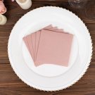 Dusty Rose 20 Square 10" X 10" Airlaid Paper Disposable Cocktail Napkins Decorations