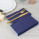 Navy Blue 50 Soft 2 Ply Dinner Cocktail Paper Napkins Decorations
