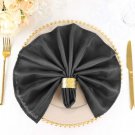 10 Charcoal Grey Polyester 20X20" Wedding Napkins Table Linens Decorations