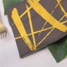 20 Black Gold 13X13" Metallic Abstract Paper Napkins Wedding Decorations