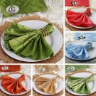 50 Pcs Pintuck 17X17" Table Napkins Wedding Banquet Linens Decorations