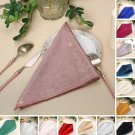 10 20X20" Premium Velvet Napkins Wedding Table Linens Decorations