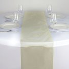 Yellow Organza 14X108" Table Runner Wedding Tabletop Decorations