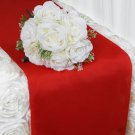 Red Polyester 12X108" Table Runner Wedding Kitchen Linens Dinner Decorations
