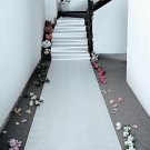 50 Ft Silver Glittered Aisle Runner Wedding Ceremony Decorations
