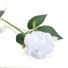 White 24 Artificial 31" Long Stem Silk Rose Flowers Decorations