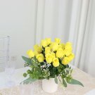 84 Yellow Silk Rose Buds Wedding Flowers Bouquets Decorations