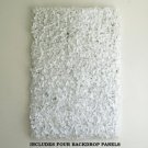 4 White Hydrangea Flowers Mat Wall Backdrop Panels Wedding Decorations
